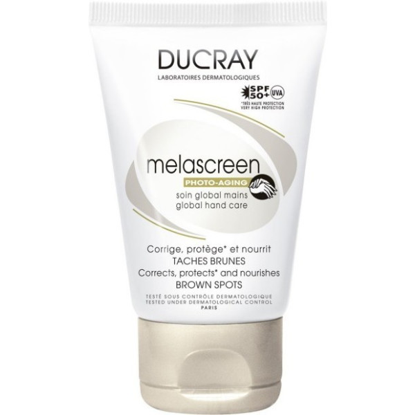 Ducray Melascreen Photo-vieillissement Soin Global des Mains Spf50+ 50 Ml Unisexe