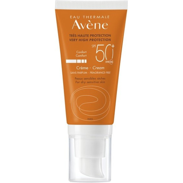 Avène Solaire Haute Protection Crème Sans Parfum SPF50+ 50 ml unisexe