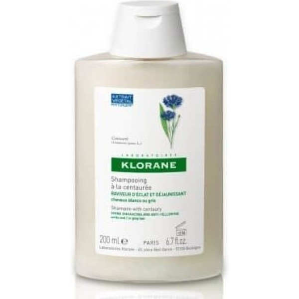 Klorane Anti-yellowing Shampoo With Centaury 200 Ml Unisex