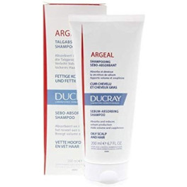 Ducray Argeal Sebum-absorbierendes Shampoo Oily Scalp&hair 200 ml Unisex