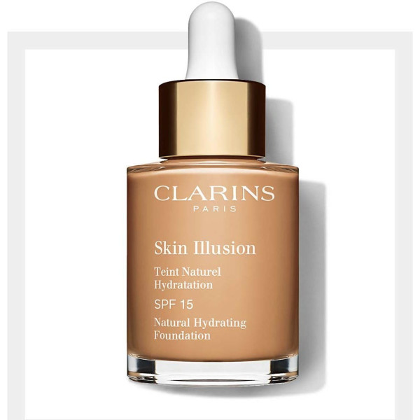 Clarins Skin Illusion Teint Naturel Hydration 111-aloirado 30ml feminino
