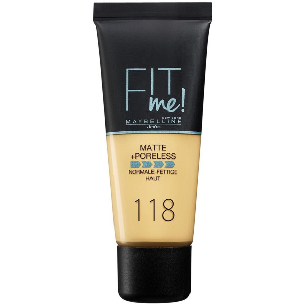Maybelline Fit Me Matte+poreless Foundation 118-nude Women
