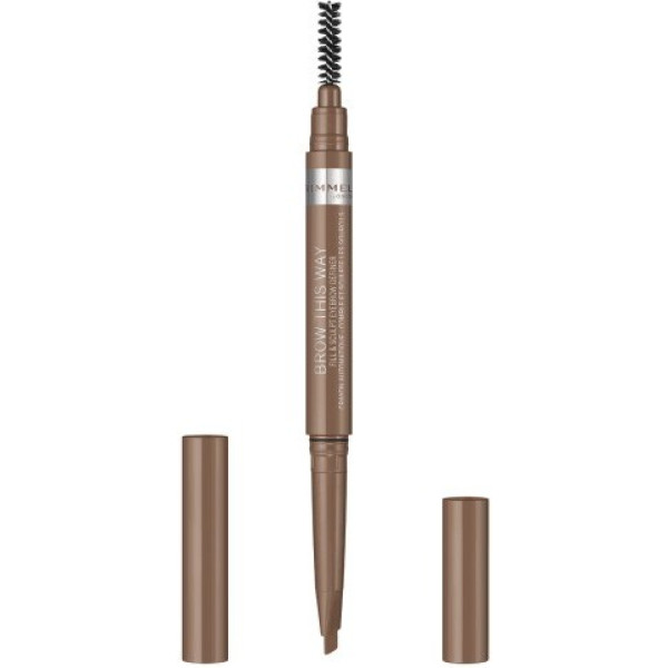 Rimmel London Brow This Way Fill&sculpt Eyebrow Definer 001-blonde Mujer