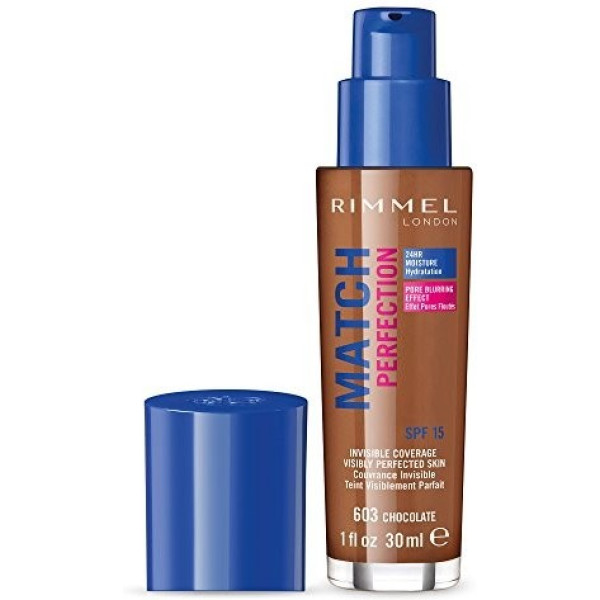 Rimmel London Match Perfection Foundation 603-chocolate 30 Ml Mujer