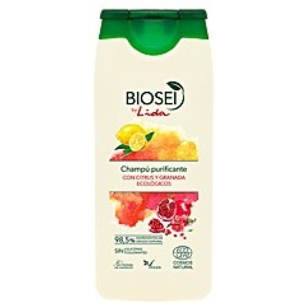 Lida Biosei Citrus & Granada Ecocert Shampooing 500 Ml Unisexe