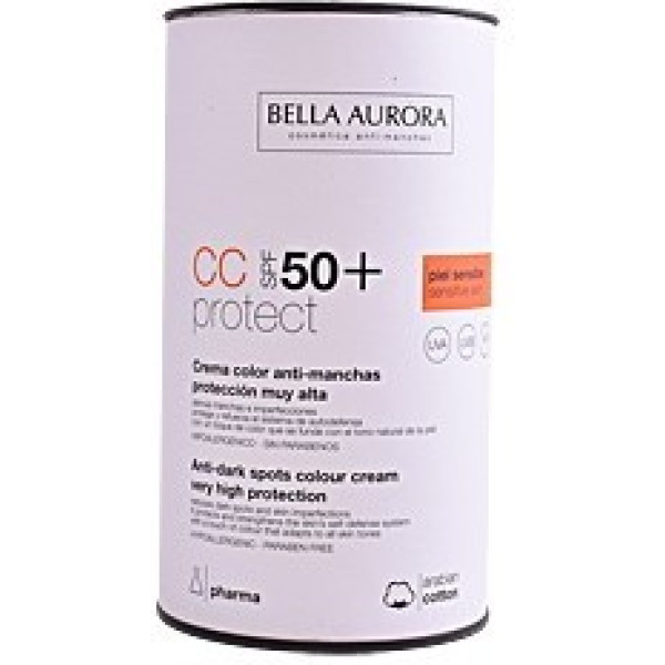 Bella Aurora Cc Creme Anti-manchas Pele Sensível Spf50+ 30 Ml Feminino