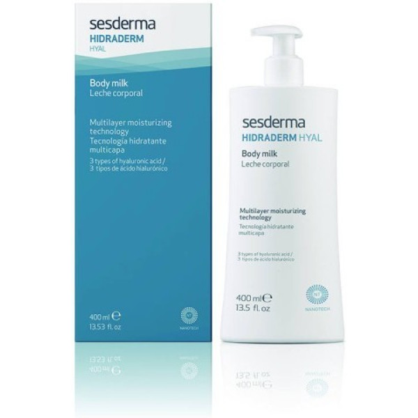 Leite Corporal Sesderma Hidraderm Hial 400 ml Unissex