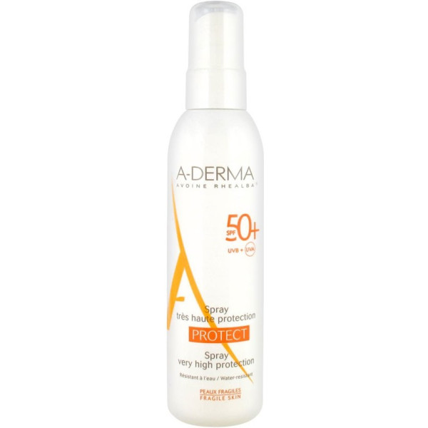 A-derma Aderma Protect Spf50 Spray Sehr hoher Schutz 200ml