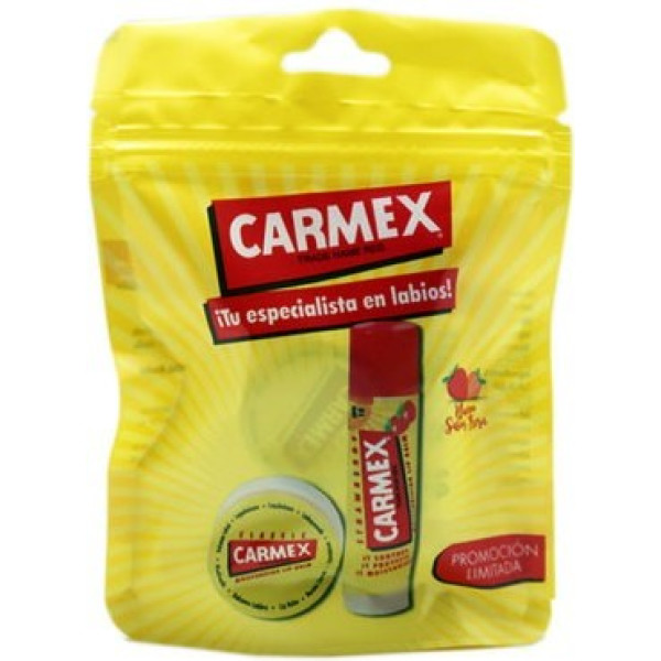 Carmex Tarro Clasico+stick Strawberry