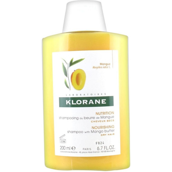 Klorane Nourishing Shampoo With Mango Butter 200 Ml Unisex