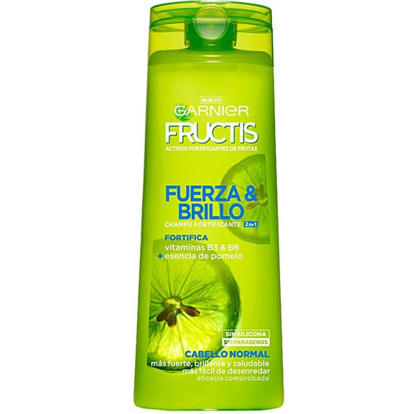 Garnier Fructis Strength & Shine Shampoo 2 em 1 360 ml unissex
