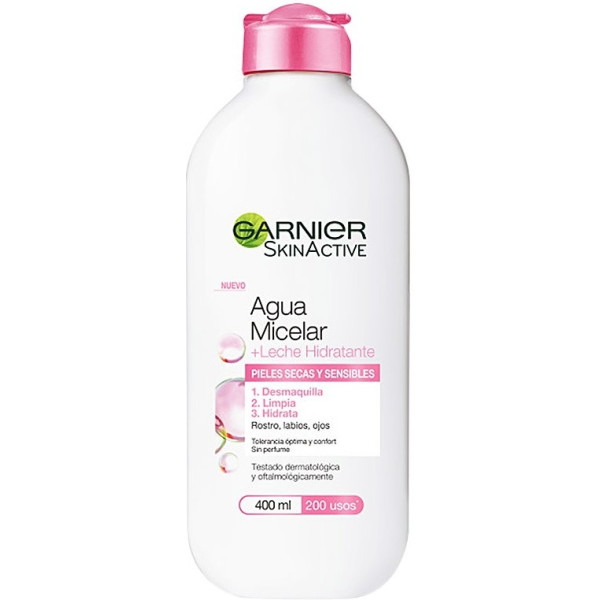 Garnier Skinactive Eau Micellaire + Lait Hydratant 400 Ml Unisexe