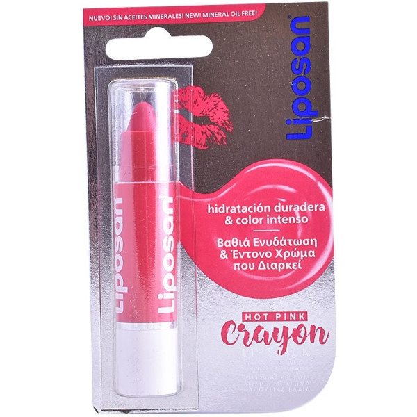 Liposan Crayon Hydratation & Couleur Intense Rose Vif 3 Gr Femme