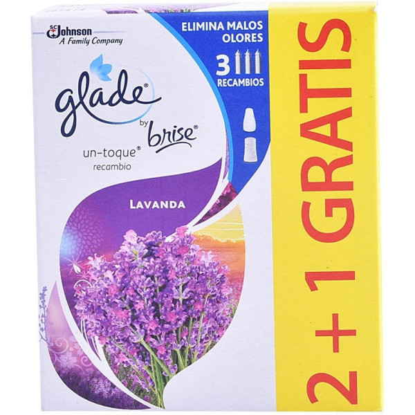 Brise One Touch Air Freshener Refills Lavender 3 Pieces