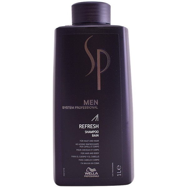 System Professional Sp Men Refresh Shampoo 1000 Ml Unisex