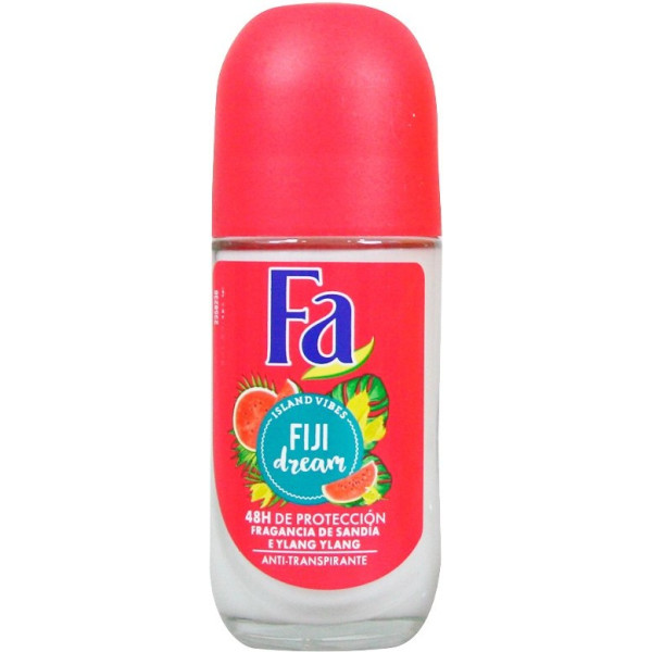 Fa Fiji Dream Watermeloen & Ylang Deodorant Roll-on 50 Ml Vrouw