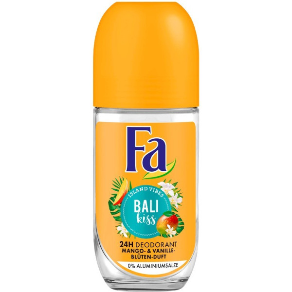 Fa Bali Kiss Mango & Vainilla Deodorant Roll-on 50 Ml Unisex