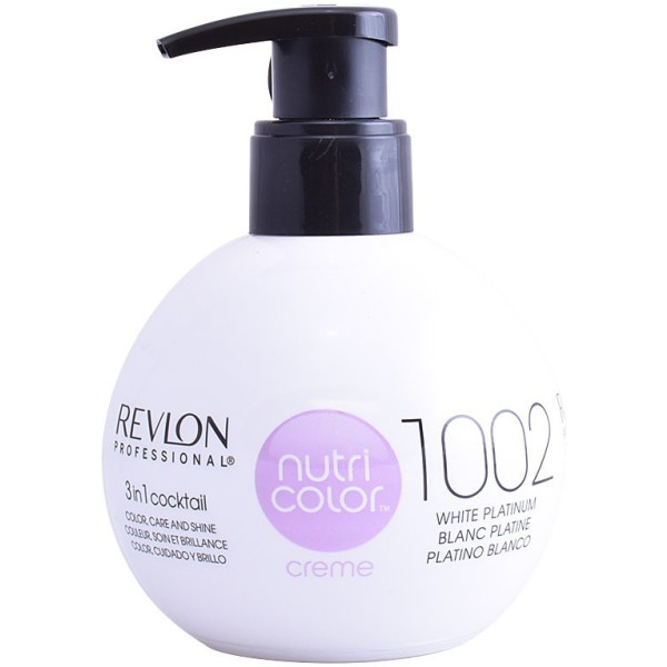 Revlon Nutri Color Creme 1002-white Platinum 270 Ml Unisex