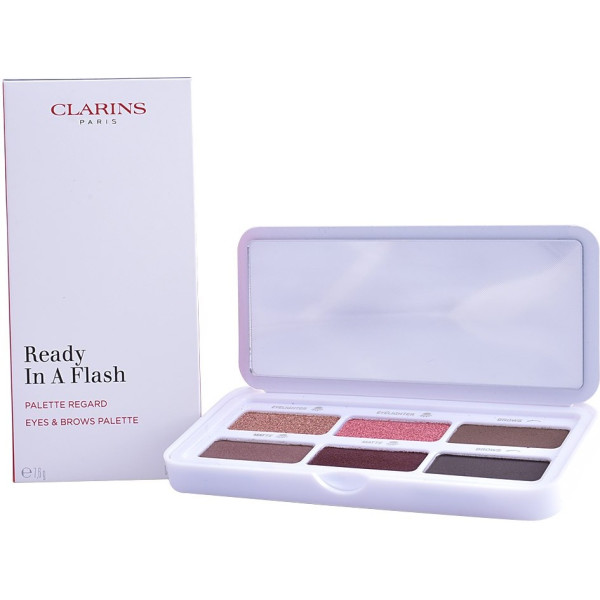 Clarins Ready In A Flash Eyes & Brow Palette 76 Gr Mujer