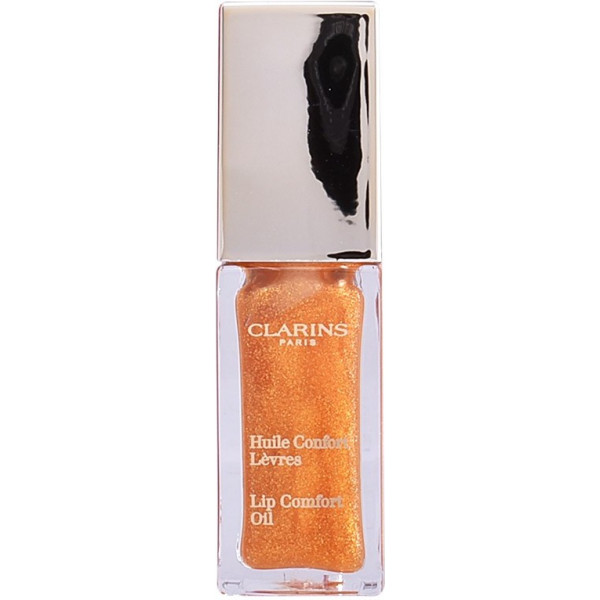 Clarins Eclat Minute Huile Confort Lèvres 07-honey Glam 7 Ml Mujer