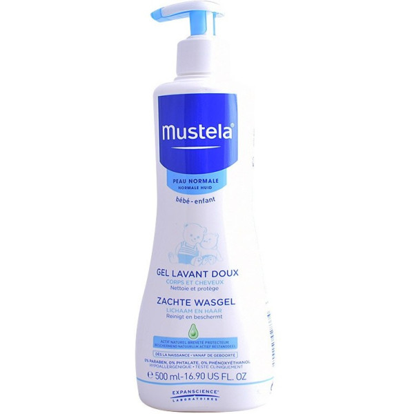 Mustela Bébé Gentle Cleansing Gel Hair And Body 500 Ml Unisex