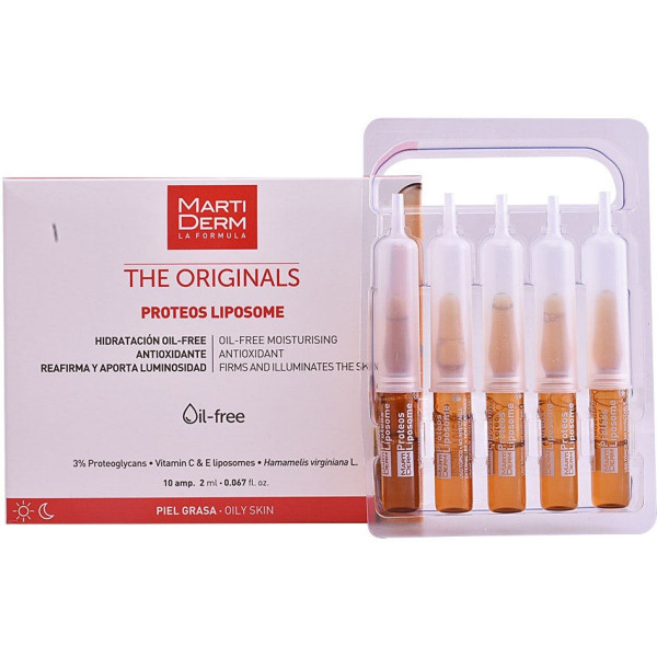 Martiderm Th Originals Proteos Liposome Ampoules sans huile 10 X 2 Ml