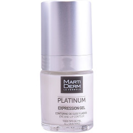 Martiderm Platinum Expression Yeux & Lèvres Gel Contour 15 Ml