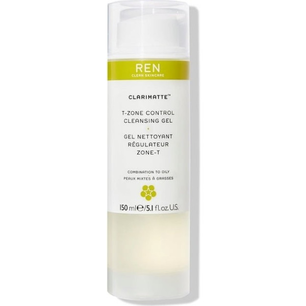 Ren Skincare Clarimatte Gel detergente per il controllo della zona T 150 ml unisex