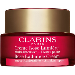 Clarins Multi-intensive Crème Rose Lumière Toutes Peaux 50 Ml Mujer
