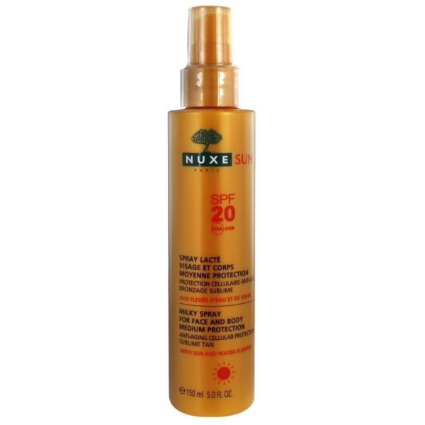 Nuxe Sun Spray Lacté Moyenne Protection Spf20 150 Ml Unisex