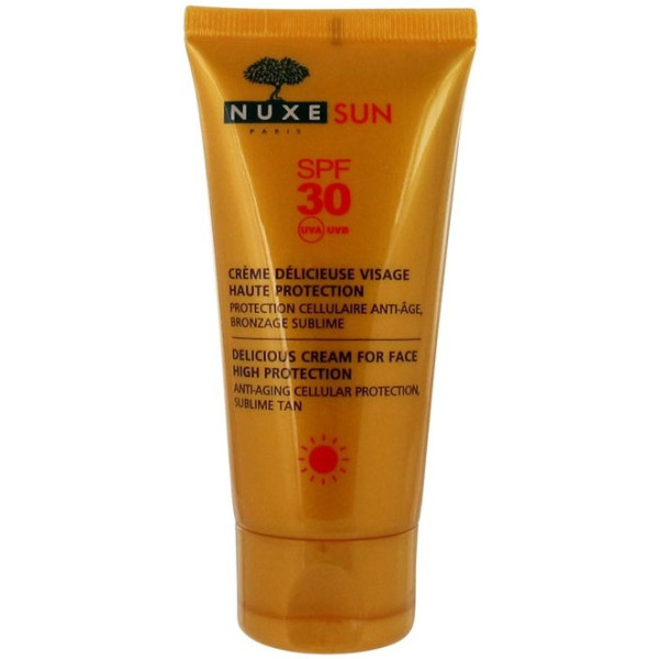 Nuxe Sun Crème Délicieuse Haute Protection Spf30 50 Ml Unisexe