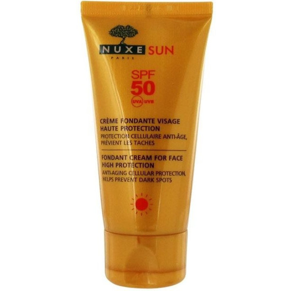 Nuxe Sun Crème Fondant Haute Protection Spf50 50 Ml Unisexe