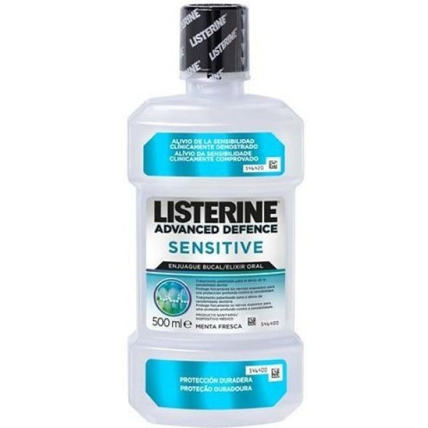 Listerine Sensitive Collutorio 500 Ml Unisex