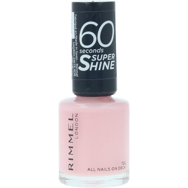 Rimmel London 60 Seconds Super Shine 722-all Nails On Deck 8 Ml Femme