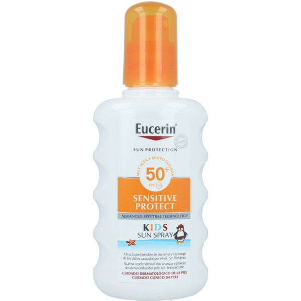 Eucerin Kids Sun Protect Spray Solare Spf50+ 200 Ml Unisex