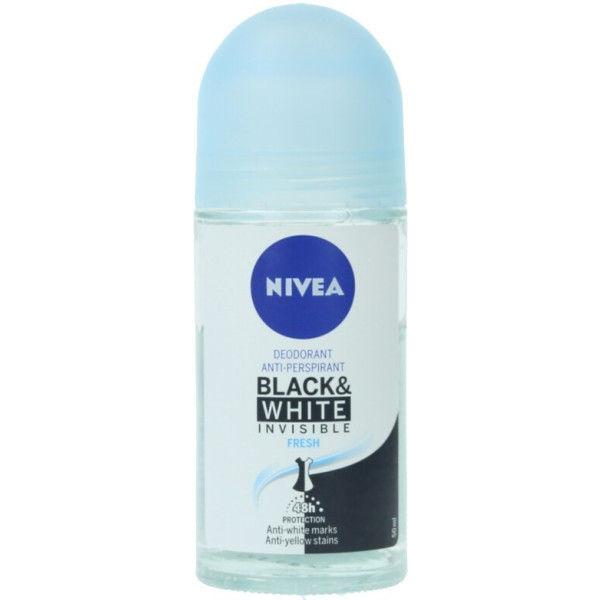 Nivea Black & White Invisible Fresh Deodorant Roll-on 50 ml Unisex