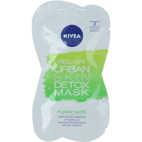 Nivea Urban Skin Detox Mask Peel-off Purificante 10 Ml Unisex