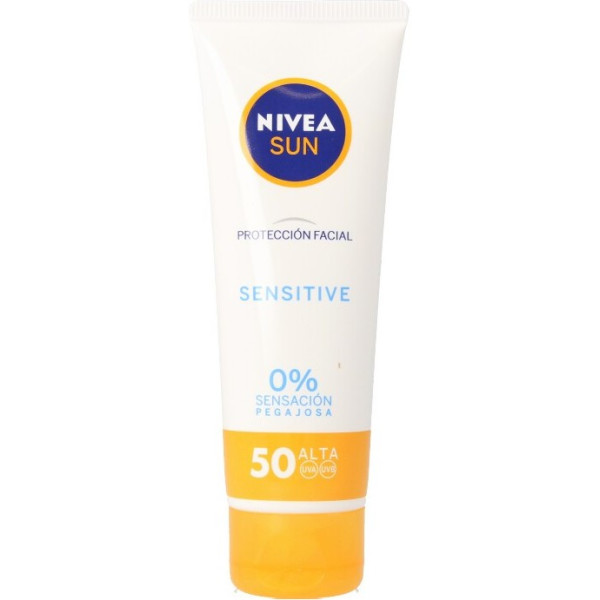 Nivea Sun Facial Sensitive Spf50 50 ml unissex