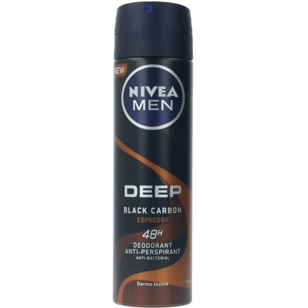 Nivea Men Deep Espresso Déodorant Spray 150 Ml Homme