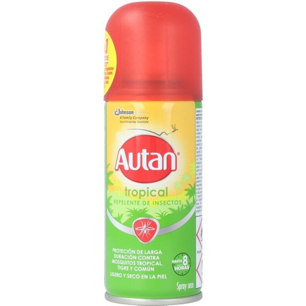 Autan Tropical Mosquito Repellent Dry Spray 100 Ml Unisex