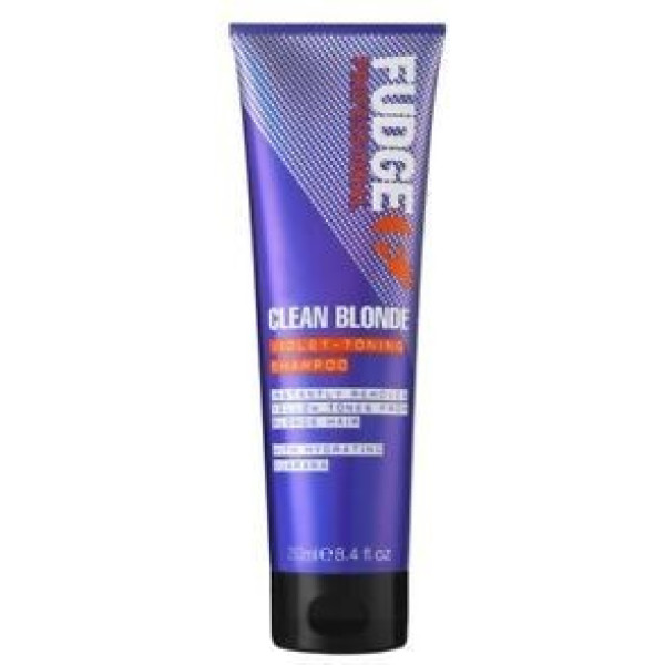 Fudge Professional Clean Blonde Violet Shampoo Tonificante 250ml Unissex
