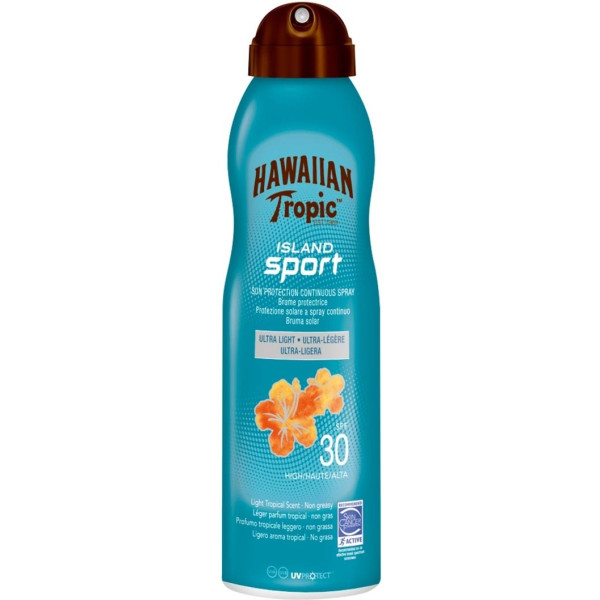 Hawaiian Island Sport Spray ultraleggero Spf30 220 ml unisex