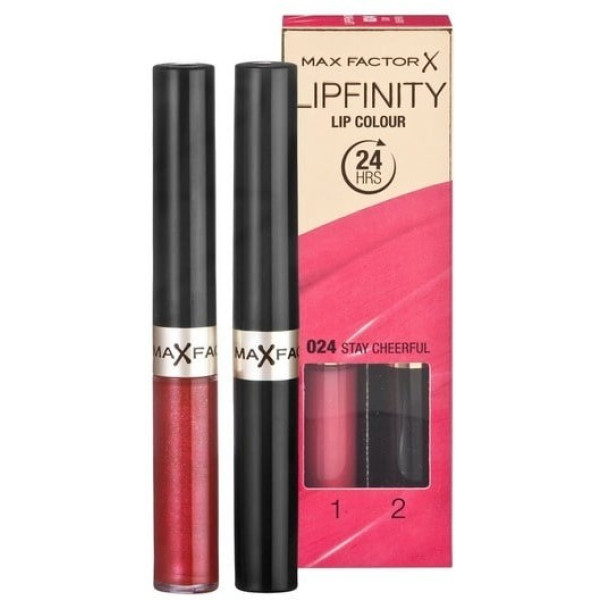 Max Factor Lipfinity Lip Color 024 Stay Cheerful 23 ml + Baume 19GR