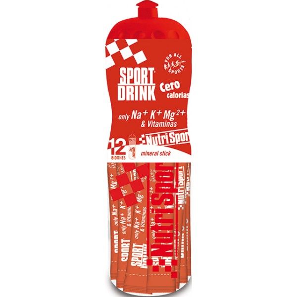 Nutrisport Sport Drink Zero Calories + Flasche 12 Stick