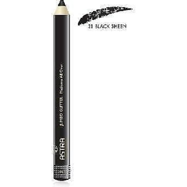 Astra Jumbo Glitter Eyeshadow 31 Black Sheen 3gr