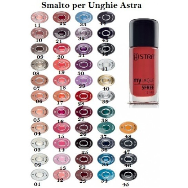 Astra My Laque 5free 06 Nude Sweet 12ml