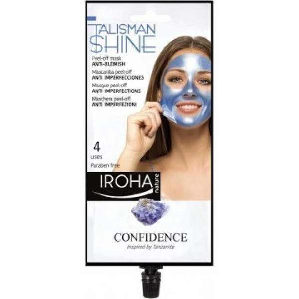 Iroha Nature Peel Off Mask Blu Tanzanite Anti-imperfezioni Donna