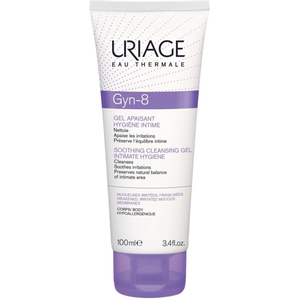 Uriage gyn-8 gel de limpeza calmante higiene íntima 100 ml Mulher