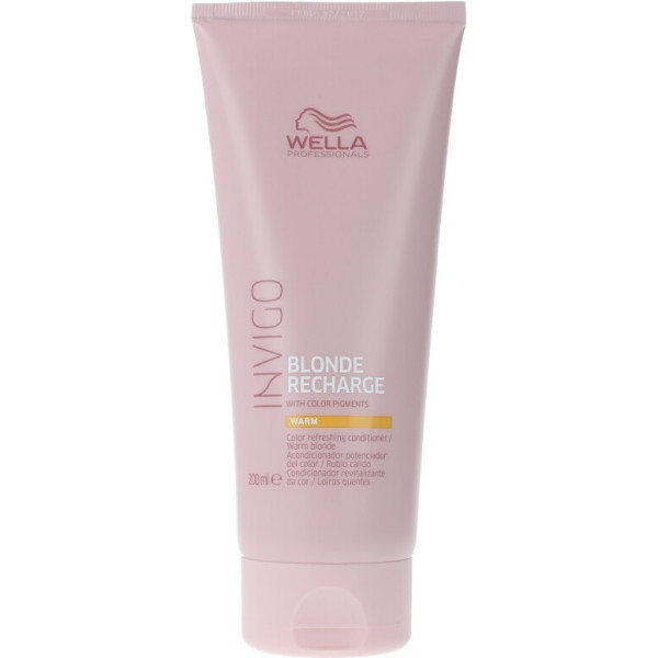 Wella Invigo Blonde Recharge Conditioner Warm 200 Ml Unisexe