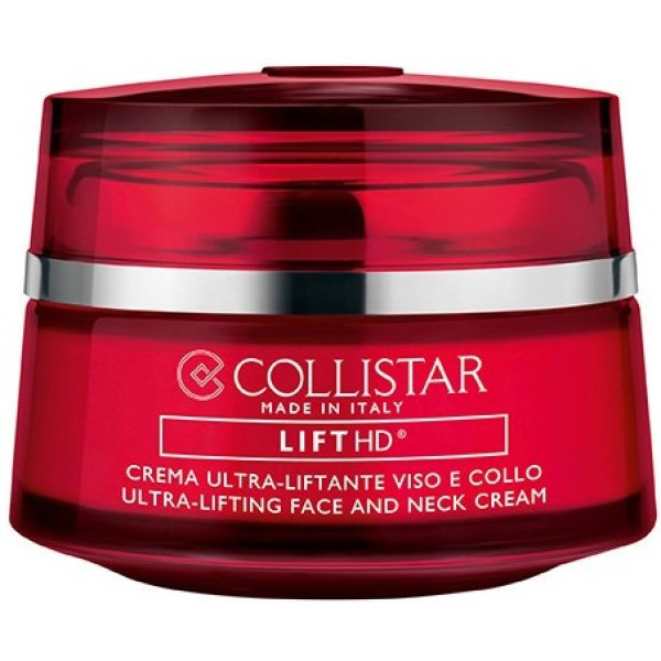 Collistar Lift Hd Ultra Lifting Cream Face And Neck 50ml + Ultra Lifting Patches